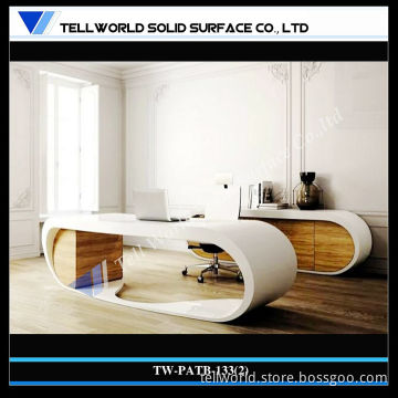 Corian Commercial Office Furniture, Chairman Room Office Desk Set (TW-PATB-133(2))